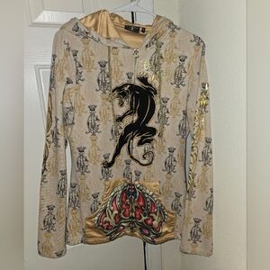 Women's Large Christian Audigier Hoodie